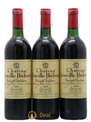 Château Léoville Poyferré 2ème Grand Cru Classé  1989 - Lot of 3 Bottles