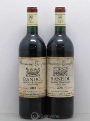 Bandol Domaine Tempier Cuvée Cabassaou Famille Peyraud  2001 - Lot de 2 Bouteilles