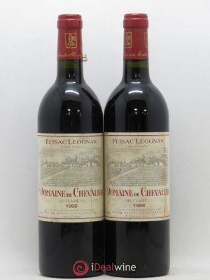 Domaine de Chevalier Cru Classé de Graves  1988 - Lot of 2 Bottles