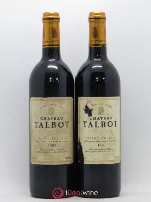 Château Talbot 4ème Grand Cru Classé  1997 - Lot of 2 Bottles