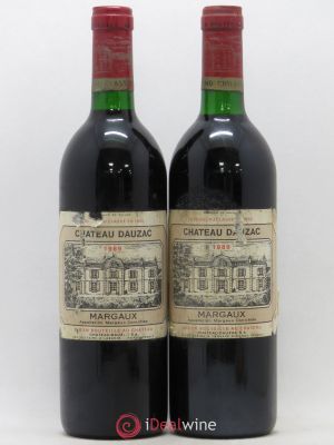 Château Dauzac 5ème Grand Cru Classé  1989 - Lot of 2 Bottles