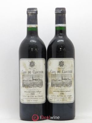Clos du Clocher  1989 - Lot of 2 Bottles