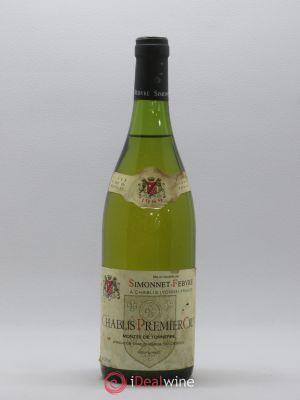Chablis 1er Cru Montée de Tonnerre Simmonet-Febvre 1989 - Lot of 1 Bottle