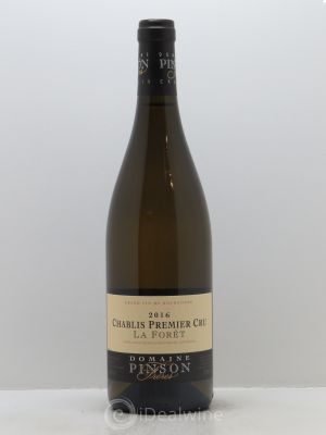 Chablis 1er Cru La Forêt Pinson Frères (Domaine)  2016 - Lot of 1 Bottle