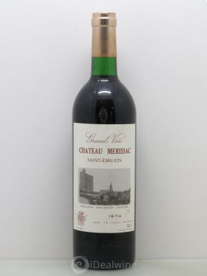 Saint-Émilion Château Merissac 1974 - Lot of 1 Bottle