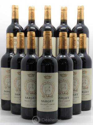 Sarget de Gruaud Larose Second Vin  2014 - Lot de 12 Bouteilles