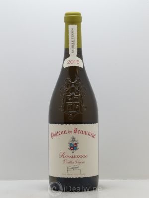 Châteauneuf-du-Pape Château de Château de Beaucastel Vieilles vignes Roussanne Jean-Pierre & François Perrin  2016 - Lot of 1 Bottle