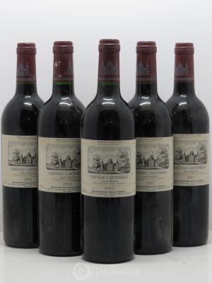 Château Cantemerle 5ème Grand Cru Classé  2002 - Lot of 5 Bottles