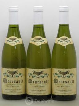 Meursault Les Rougeots Coche Dury (Domaine)  2005 - Lot of 3 Bottles