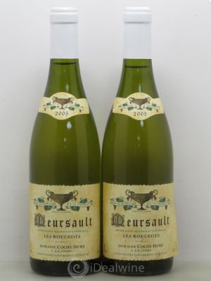 Meursault Les Rougeots Coche Dury (Domaine)  2005 - Lot of 2 Bottles