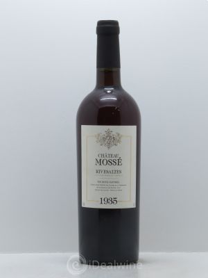 Rivesaltes Château Mossé  1935 - Lot of 1 Bottle