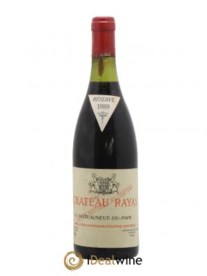 Châteauneuf-du-Pape Château Rayas Emmanuel Reynaud  1989 - Lot of 1 Bottle