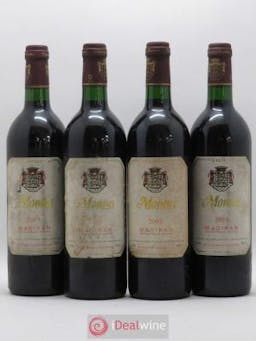 Madiran Château Montus Alain Brumont (no reserve) 2003 - Lot of 4 Bottles