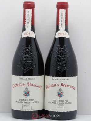 Châteauneuf-du-Pape Château de Beaucastel Jean-Pierre & François Perrin  2014 - Lot of 2 Bottles
