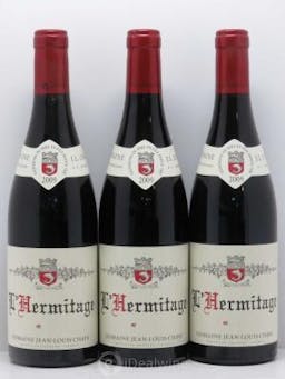Hermitage Jean-Louis Chave  2009 - Lot of 3 Bottles