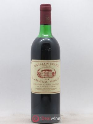 Pavillon Rouge du Château Margaux Second Vin  1976 - Lot of 1 Bottle