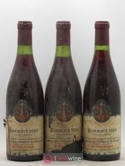 Pommard Virely-Rougeot Tastevinage 1986 - Lot of 3 Bottles