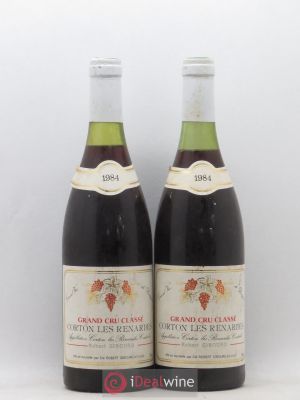 Corton Grand Cru Les Renardes Robert Gibourg 1984 - Lot of 2 Bottles