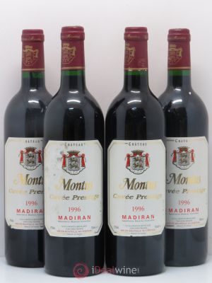 Madiran Château Montus-Prestige Alain Brumont  1996 - Lot of 4 Bottles