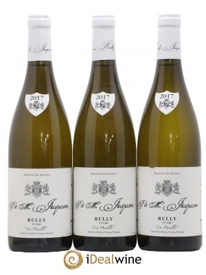 Rully 1er Cru La Pucelle Paul & Marie Jacqueson  2017 - Lot of 3 Bottles