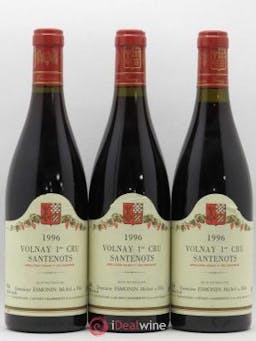 Volnay 1er Cru Santenots Domaine Esmonin Michel et Fille 1996 - Lot of 3 Bottles