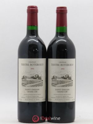 Château Tertre Roteboeuf  1993 - Lot of 2 Bottles