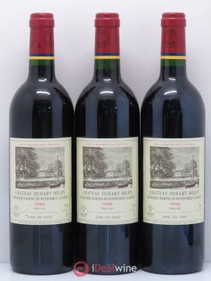 Château Duhart-Milon 4ème Grand Cru Classé  1996 - Lot of 3 Bottles