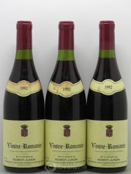 Vosne-Romanée Noirot Junon 1992 - Lot of 3 Bottles