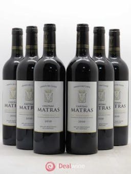 Château Matras  2010 - Lot of 6 Bottles