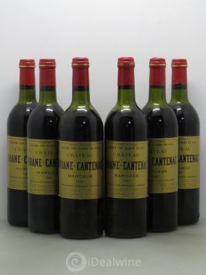 Château Brane Cantenac 2ème Grand Cru Classé  1981 - Lot of 6 Bottles