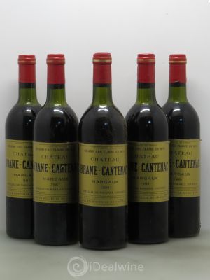 Château Brane Cantenac 2ème Grand Cru Classé  1981 - Lot of 5 Bottles