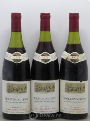 Morey Saint-Denis Arlaud  1976 - Lot of 3 Bottles