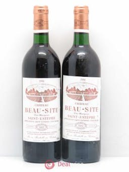 Château Beau Site Cru Bourgeois  1986 - Lot of 2 Bottles