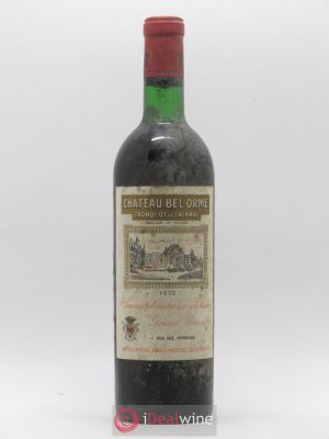 Château Bel Orme Tronquoy de Lalande Cru Bourgeois  1970 - Lot of 1 Bottle