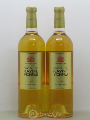 Château de Rayne Vigneau 1er Grand Cru Classé  2008 - Lot of 2 Bottles