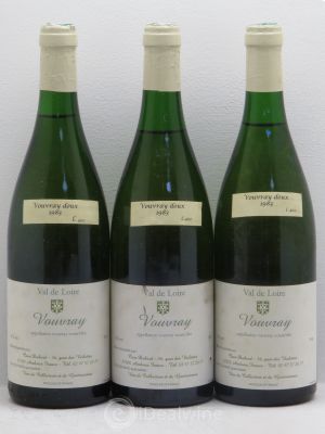 Vouvray Duhart 1983 - Lot of 3 Bottles