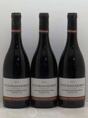 Nuits Saint-Georges 1er Cru Clos des Corvées Pagets Arnoux-Lachaux (Domaine)  2012 - Lot of 3 Bottles