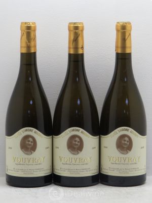Vouvray Cuvée simone mignot Pierre Darragon 2009 - Lot of 3 Bottles