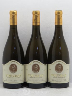 Vouvray Cuvée simone mignot Pierre Darragon 2009 - Lot of 3 Bottles