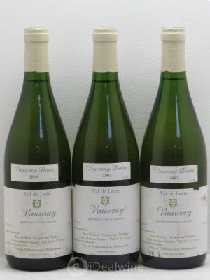 Vouvray Duhart 2003 - Lot of 3 Bottles