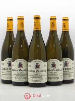 Chablis Grand Cru Vaudésir Jean-Paul & Benoît Droin (Domaine)  2012 - Lot of 5 Bottles