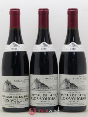 Clos de Vougeot Grand Cru Vieilles Vignes Château de la Tour  2006 - Lot of 3 Bottles