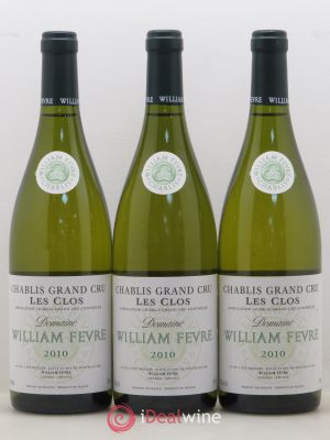Chablis Grand Cru Les Clos William Fèvre (Domaine)  2010 - Lot of 3 Bottles