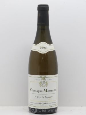 Chassagne-Montrachet 1er Cru La Romanée Paul Pillot (Domaine)  2005 - Lot de 1 Bouteille