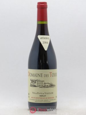 IGP Pays du Vaucluse (Vin de Pays du Vaucluse) Domaine des Tours Merlot Domaine des Tours E.Reynaud  2004 - Lot of 1 Bottle