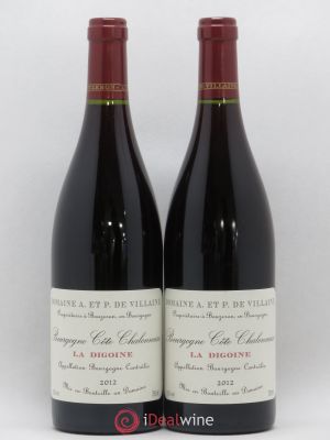 Bourgogne La Digoine A. et P. de Villaine  2012 - Lot of 2 Bottles