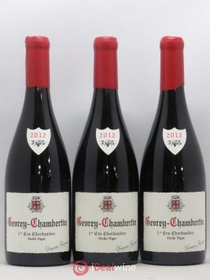 Gevrey-Chambertin 1er Cru Les Cherbaudes Vieille Vigne Fourrier (Domaine)  2012 - Lot of 3 Bottles