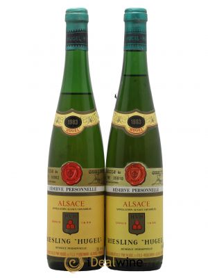 Alsace Riesling Réserve Personelle Hugel 1983 - Lot de 2 Bottles