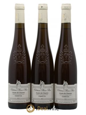 Quarts de Chaume Grand Cru Château Pierre Bise 50cl 2014 - Lot de 3 Bottles