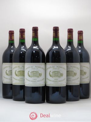 Château Margaux 1er Grand Cru Classé  1993 - Lot of 6 Magnums